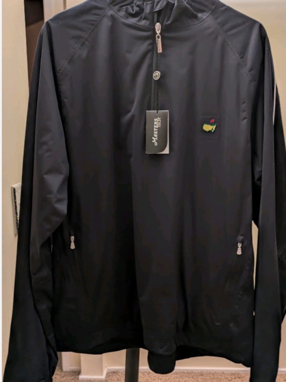 Masters TECH The Masters Augusta Golf Mens 1/4 zip Pullover Jacket
